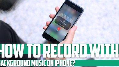 How to record with background music on iPhone?