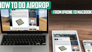 How to airdrop from iPhone to MacBook?