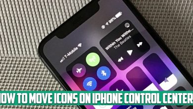 How to move icons on iPhone control center?
