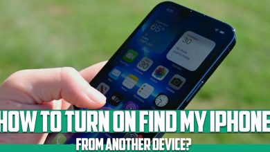 How to turn on find my iPhone from another device?