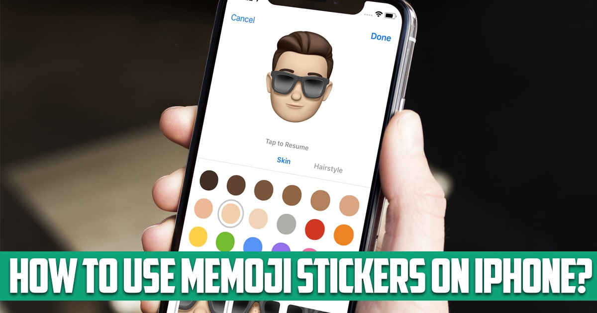 How to use memoji stickers on iphone?