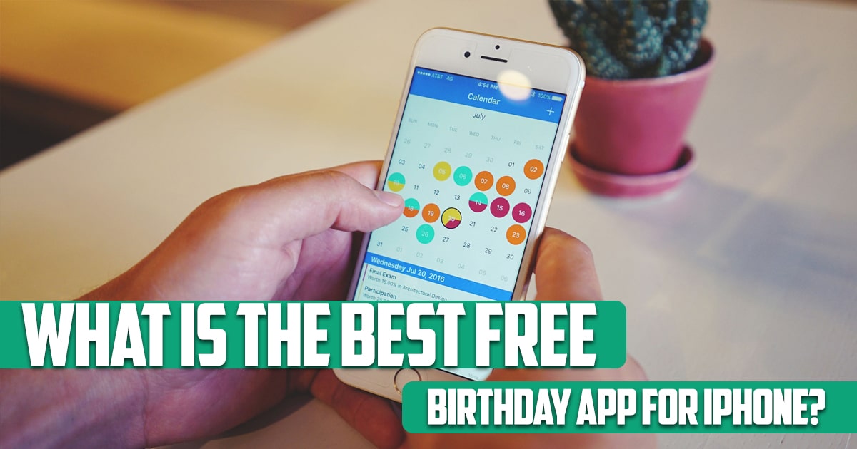 What is the best free birthday app for iPhone?