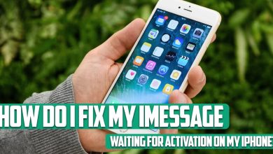 How do I fix my iMessage waiting for activation on my iPhone?