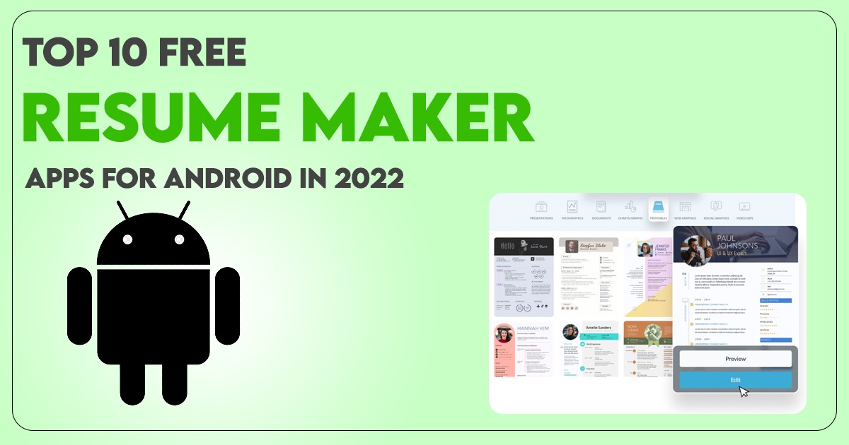 Top 10 Free Resume Maker Apps for Android in 2022