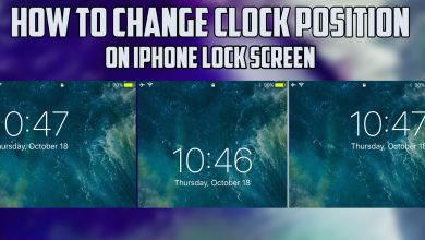 How to Change Clock Position on iPhone Lock Screen