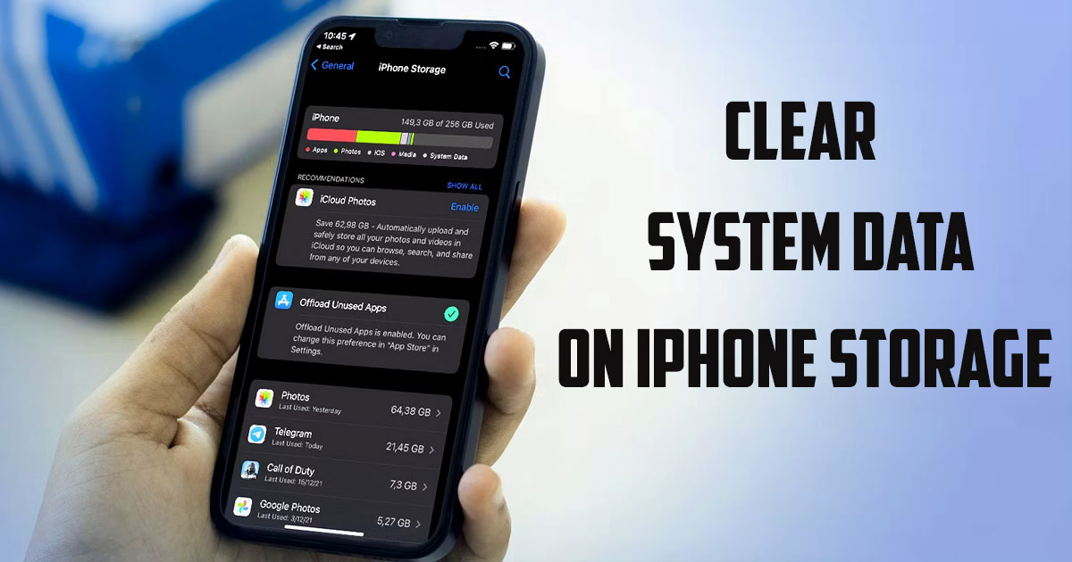 How to Clear System Data on iPhone Storage