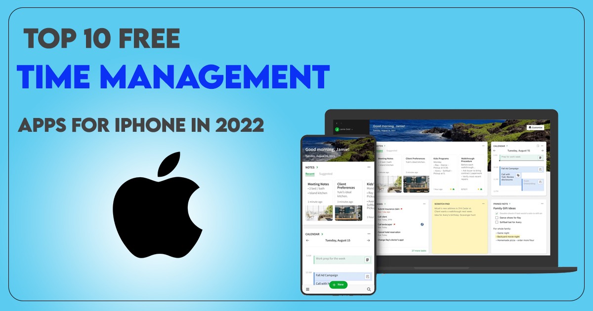 Top 10 Free Time Management Apps for iPhone in 2022