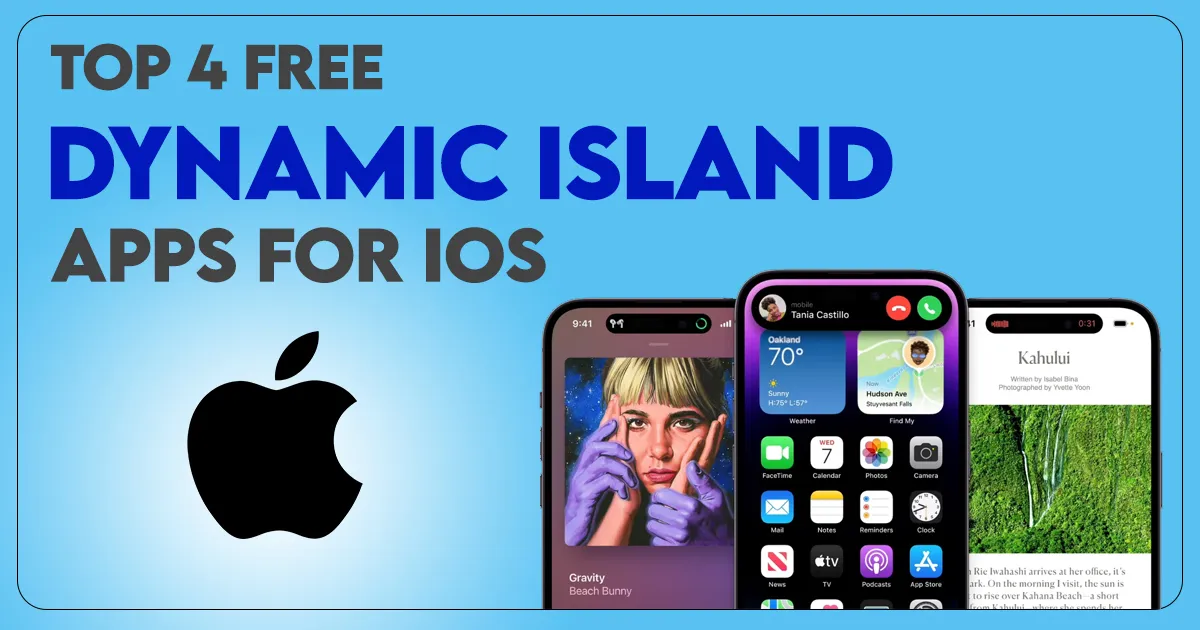 Top 4 free dynamic island apps for ios